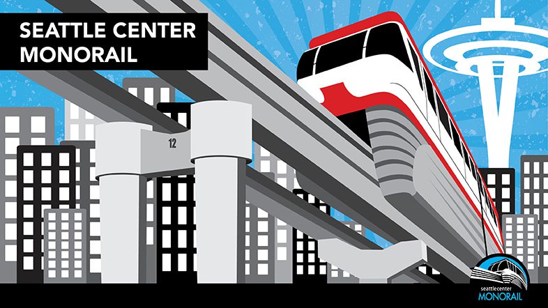 Graphic image of Seattle Center Monorail