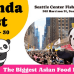 Panda Fest: Crowds, Asian Food, Panada balloon